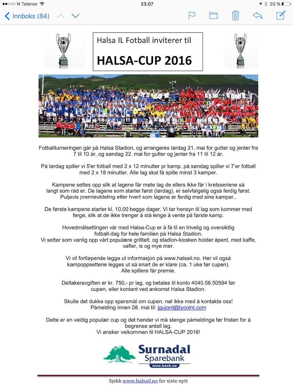 Halsa Cup
